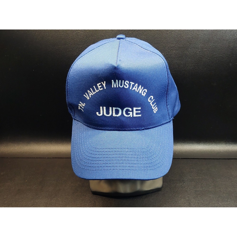 Vintage Ford Tennessee Valley Mustang Club Judge Blue Snapback Hat